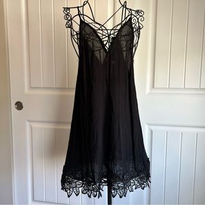 Free People Black Tunic Tank